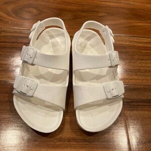 Birkenstock Milano Kids White Comfort Sandal Size 32/L1